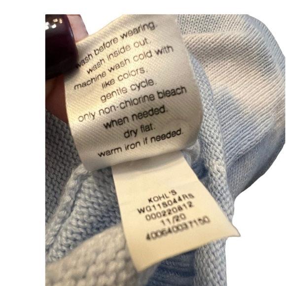 Elizabeth and James Tie Dye Slouchy Crewneck Sweater Large - Picture 8 of 11